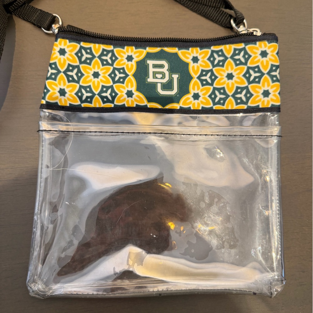 Baylor Bears. Clear Crossbody Bag